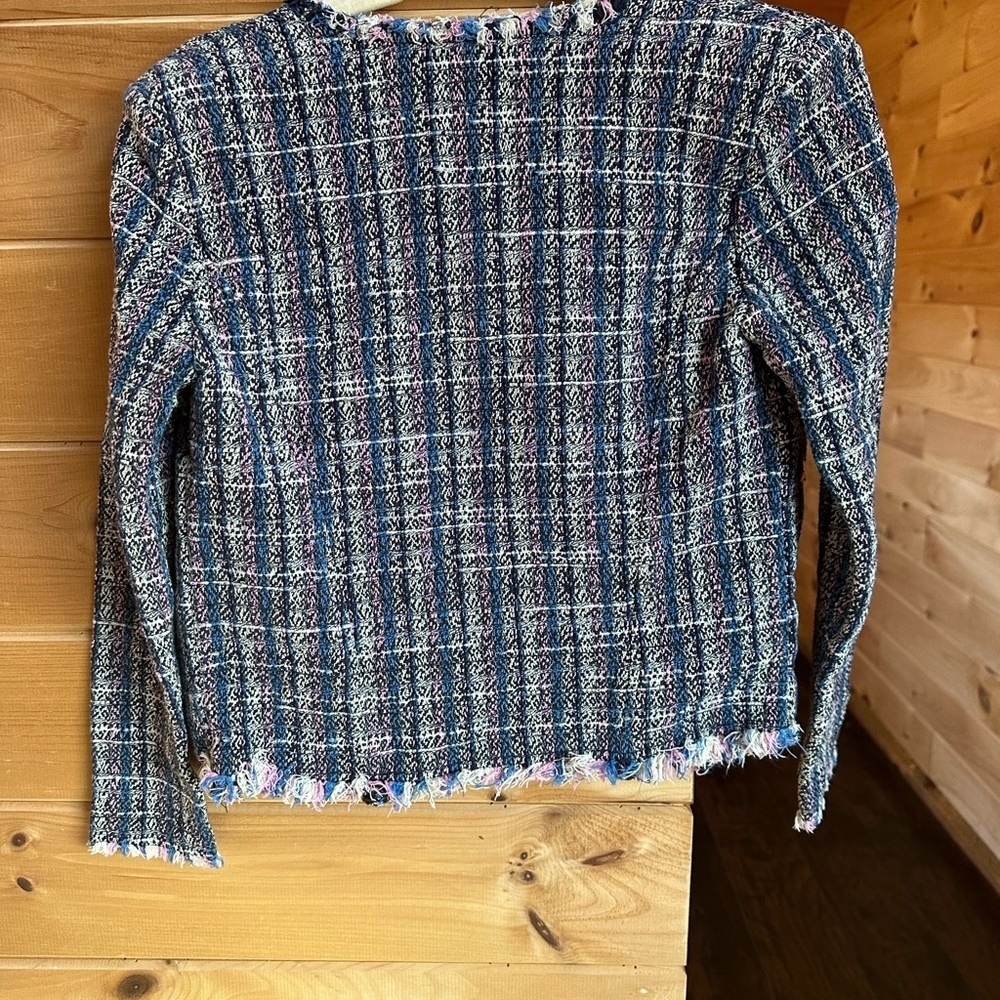 IRO "Frannie" Tweed Cropped Jacket - Size 36 (US Medium) - Picture 6 of 7